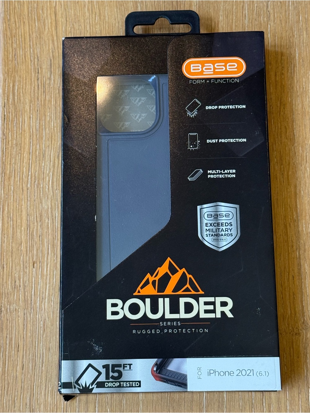 New xBase Boulder Rugged Phone Case for iPhone 2021 6.1” Case Blue Case